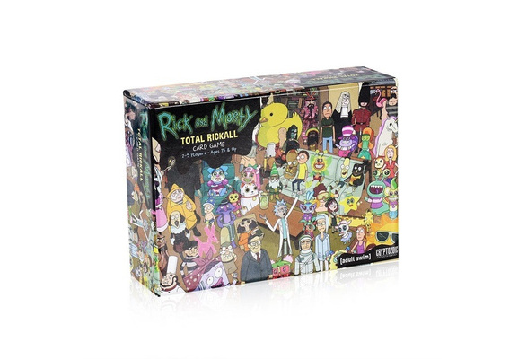TOTAL RICKALL Cooperative Card Game Board Game NEW Rick and Morty 