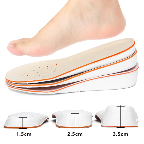 Height Increase Insole, Insert Cushion, Skin‑Friendly for Men Women(S (35-39  Code)) : : Fashion