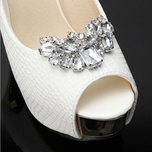 Rhinestone Crystal Shoe Clips