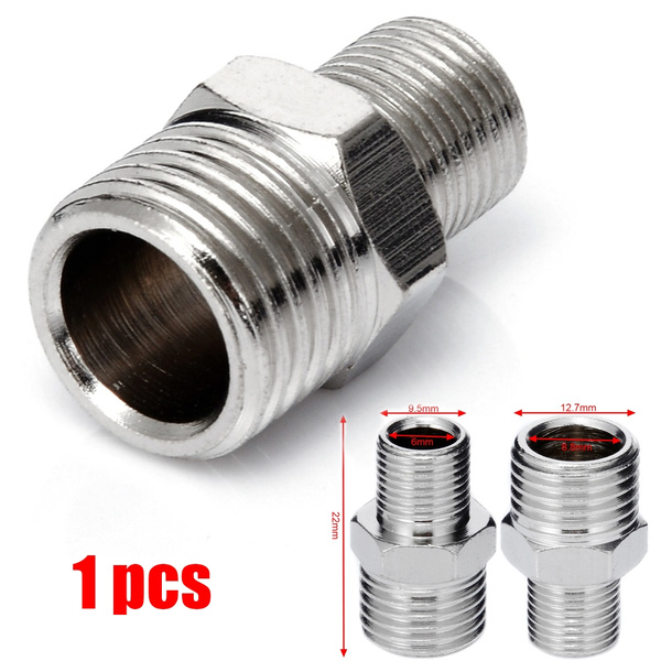 1pc New Airbrush Hose Adaptor Fitting Connector 1/4 BSP Male to 1