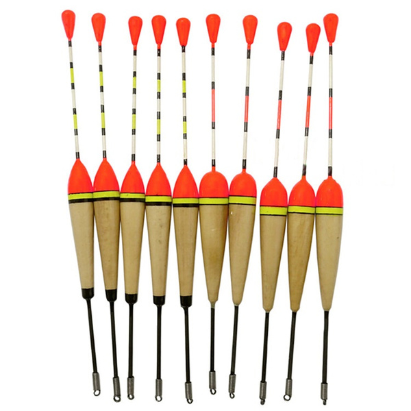 40 Pcs Collection Fishing Bobber Cork Float Antenna Balsa Wood 2G+3G 17