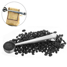 coffeespoon, longhandlespoon, Coffee, metalbagclip