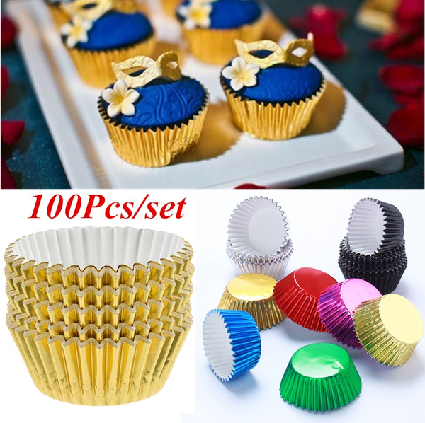 Aluminum hotsell cupcake liners