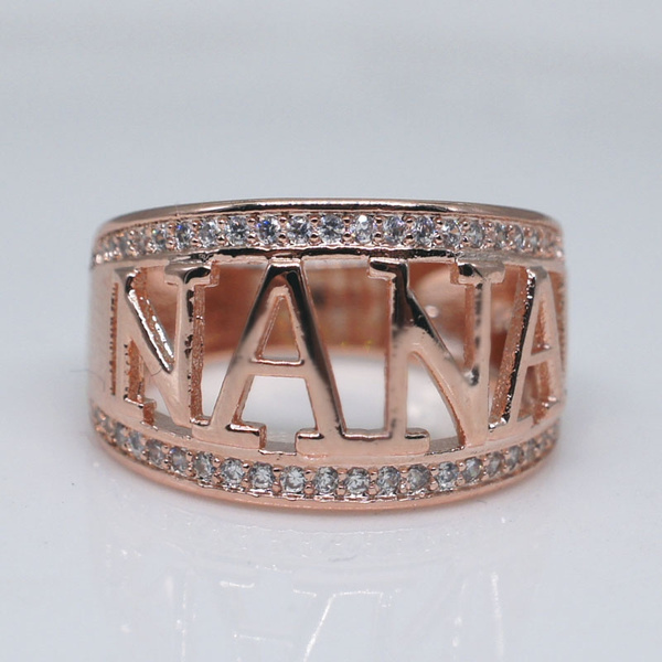 Personalized Couple Ring with two Initial |