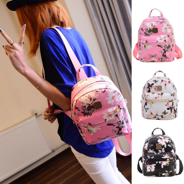 ladies floral backpack