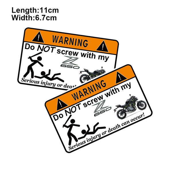 KODASKIN Motorcycle Warning Sticker Labels Sheet Safety Signs Decals Funny Joke Josh Tips Universal Stickers for Kawasaki Z650 | Wish KODASKIN Motorcycle Warning Sticker Labels Sheet Safety Signs Decals Funny Joke Josh Tips Universal Stickers for Kawasaki Z650 | Wish