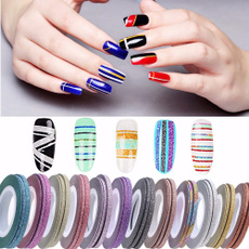 Nails, nail stickers, nailglitter, Colorful