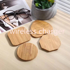 chargeur, qicharger, wirelessphonecharger, Wooden