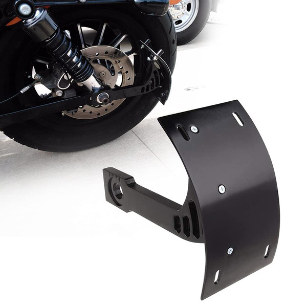 custom harley license plate bracket