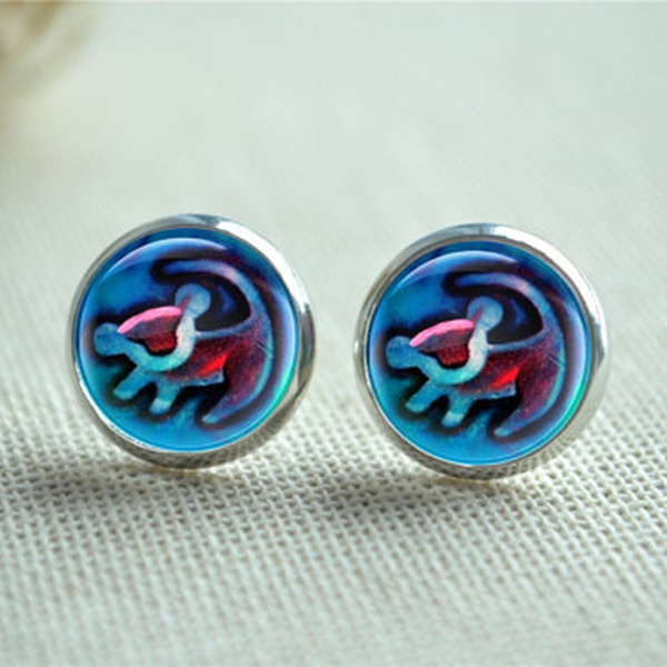 Stud Earring, King, lionkingjewelry, Jewelry