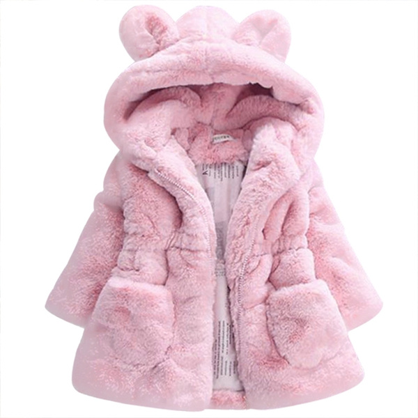 Children Girls Winter Fur Coat New 2018 Fashion Design Hooded Thick Fake Fur Baby Jacket Solid Casual Warm Kids Clothes Outwears Wish - fur coat roblox