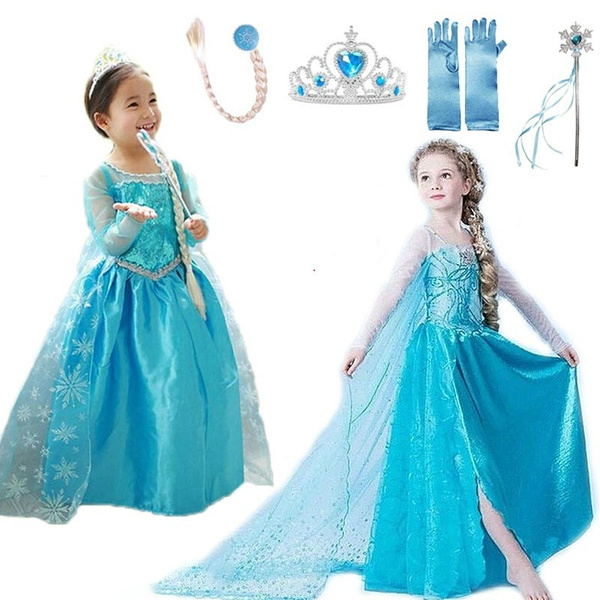 Elsa dress Princess costume for girls toddler – Cosplayrr