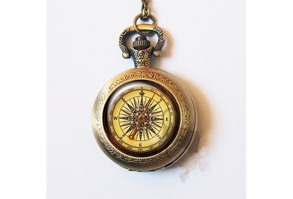 Compass pocket watch discount combo