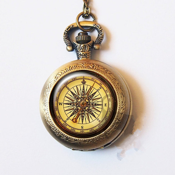 Compass and pocket outlet watch