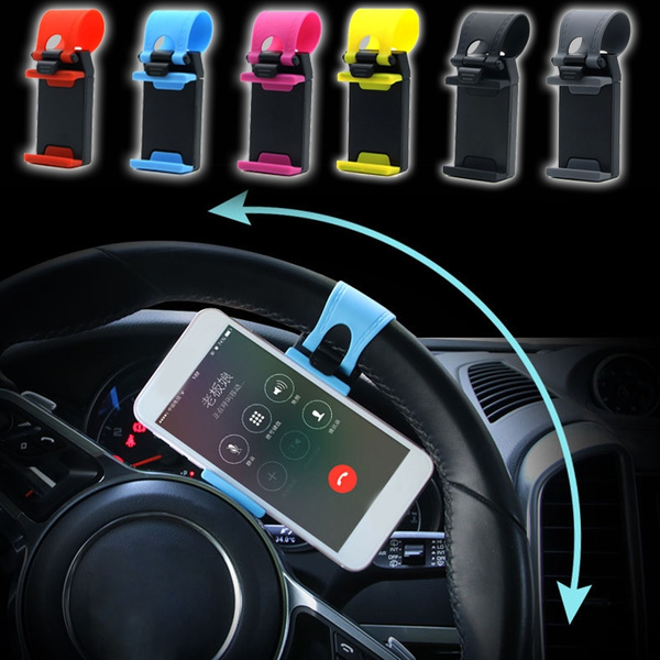 7 Colors Car Steering Wheel Mount Holder Rubber Band for IPhone IPod 7 Colors Car Steering Wheel Mount Holder Rubber Band for IPhone IPod