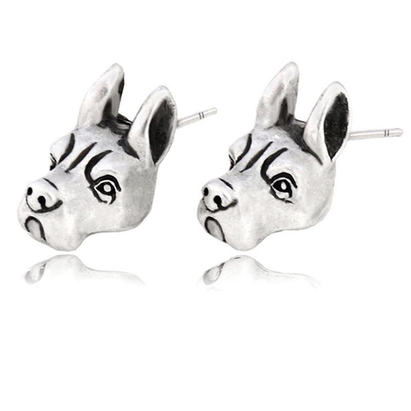 great dane earrings