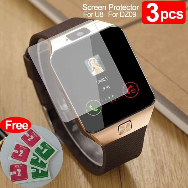 Upgrade Clear LCD U8 Smart Watch Screen Protector For U8 Bluetooth Smart  Watch Protective Film U8 Watch Cover (Color: Transparent) | Wish