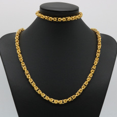 yellow gold, Chain Necklace, 18k gold, Gifts
