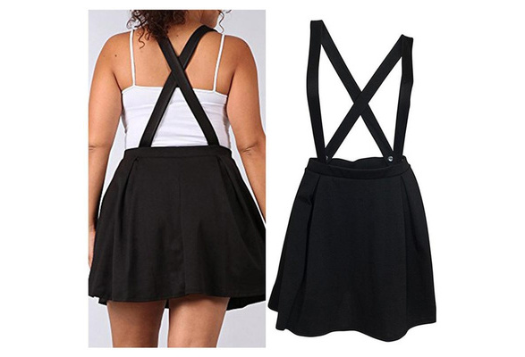 plus size overalls skirt