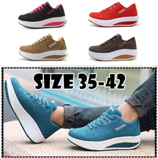 2018 Lady Fashion Sport Breathable Shake Shoes Women Fitness Shoes Women Casual Platform Sneakers