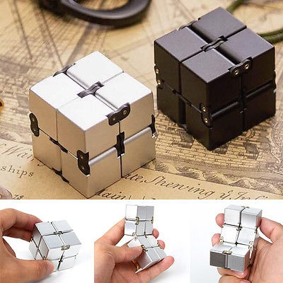 Luxury EDC Infinity Cube Mini Fidget Anti Anxiety Stress Funny Toy Stress Relief 