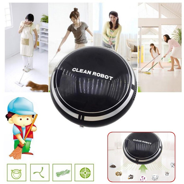 Smart Robot Automatic USB Rechargeable Vacuum Floor Cleaner Sweeping ...