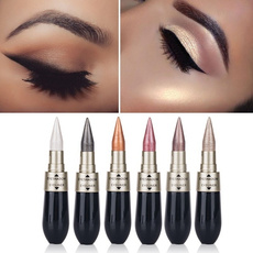 Makeup Eye Pencil Eyeshadow Eye Shadow & Liner Easy to Wear Makeup Double-end Waterproof Liquid EyeShadow Eyeliner Combination