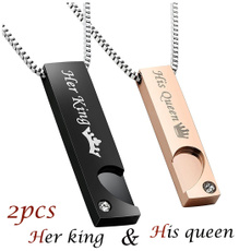 King, Chain Necklace, couplejewelry, Chain
