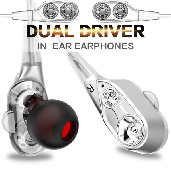 dual driver earphones meaning