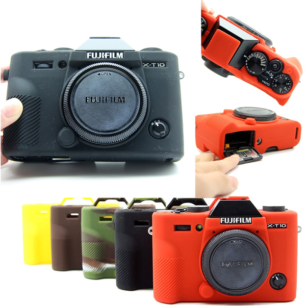 HONGYU Camera Accessories Soft Silicone Protective Case for FUJIFILM X-A5 Color : Color1 Camouflage 
