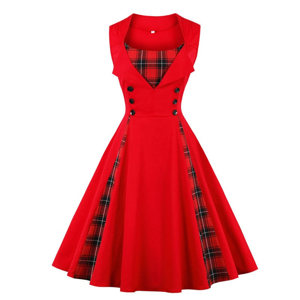 Vestido pin up plus hot sale size