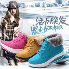 2017 Women Winter Snow Boots Fashion Outdoor Ankle Boots Casual Warm Increase Shoes