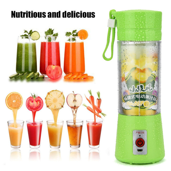 Portable USB Electric Fruit Juicer Smoothie Maker Blender Bottle Juice  Shaker