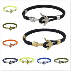 Fashion Navy Anchor Bracelet  Rope Hand Chain Jewelry Bracelets for Men Women