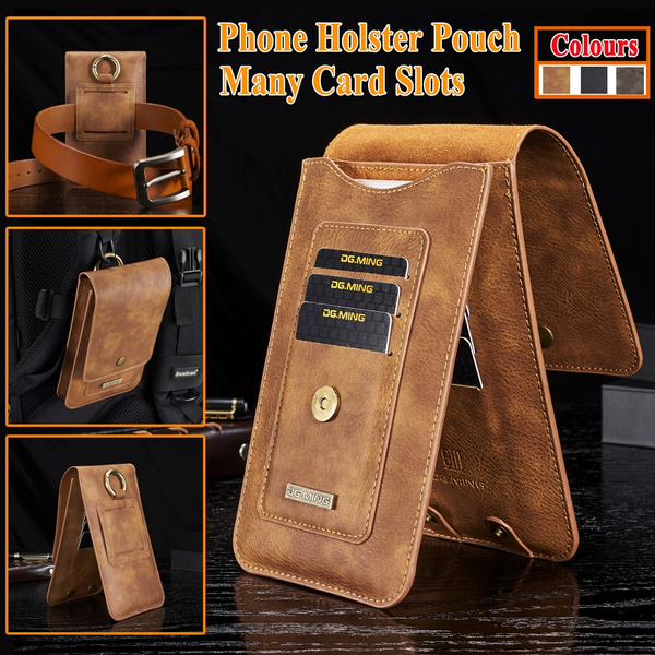 leather cell phone pouch with belt clip