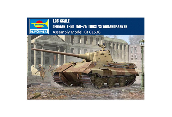 50-75 tons Trumpeter 01536 1/35 German E-50 /Standardpanzer Tank Assembly Model 