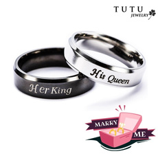 Couple Rings, King, Queen, wedding ring