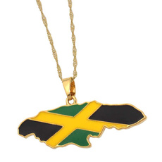 jamaica, Chain Necklace, Jewelry, Gifts