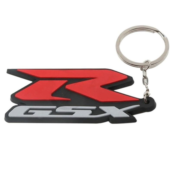 1 X Rubber Motorcycle Logo Keychain Keyring For Suzuki Hayabusa Gsx R250 Gsr R600 750 Gsx R1000 Katana Gsx Sv V Strom Kingquad Etc Wish