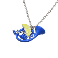Blues, Party Necklace, Chain Necklace, Umbrella