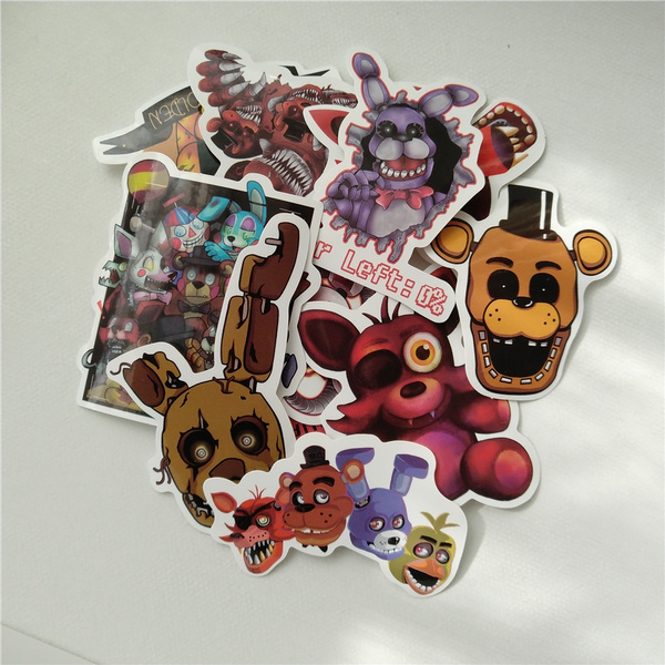 Five Nights at Freddy's Stickers Pack Vinyl Laptop Phone Luggage Decal  50Pcs