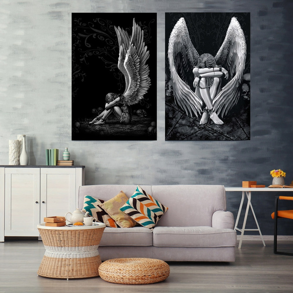 Angel Gothic Giclee Canvas Picture Art 