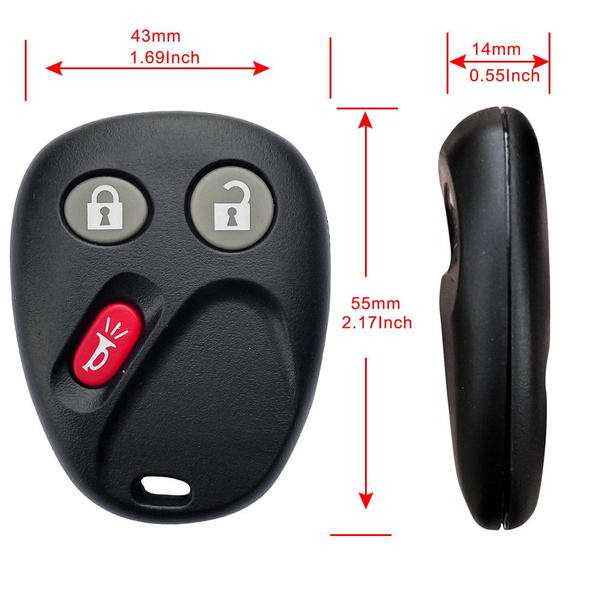 Replacement Keyless Entry Remote Control Car Key Fob Clicker for LHJ011 Chevy Wish