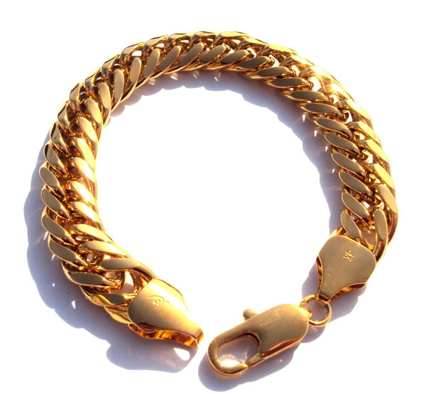 ANNOUSHKA Knuckle Heavy 14-Karat Gold Chain Bracelet for Men