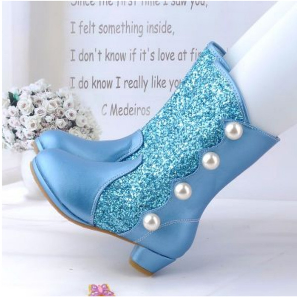 Gusha Cosplay Girls Princess Boots Thick Heel Boots Kids Winter Boots Gusha Cosplay Girls Princess Boots Thick Heel Boots Kids Winter Boots