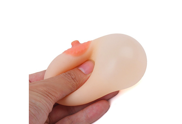 Novelty Soft Squeeze Ball Squeeze Breast Boob Water Ball Bouncy