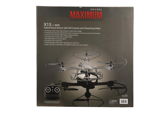 propel maximum x15 hybrid stunt drone