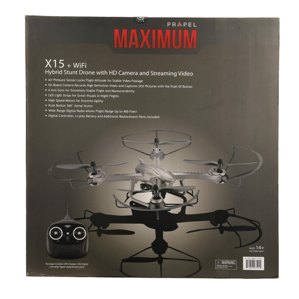 propel maximum x15 drone