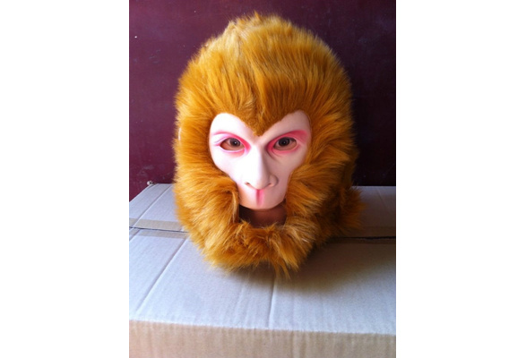 Monkey King Sun Wukong Mask Halloween Costumes Props Latex Mask Cosplay Journey To The West Party Fancy Dress Wish