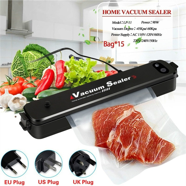 Household Food Vacuum Sealer Package Machine Electric Film Sealer Vacuum Packer 